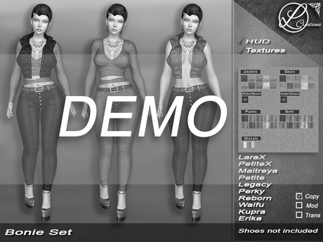 Second Life Marketplace - Bonie Set DEMO